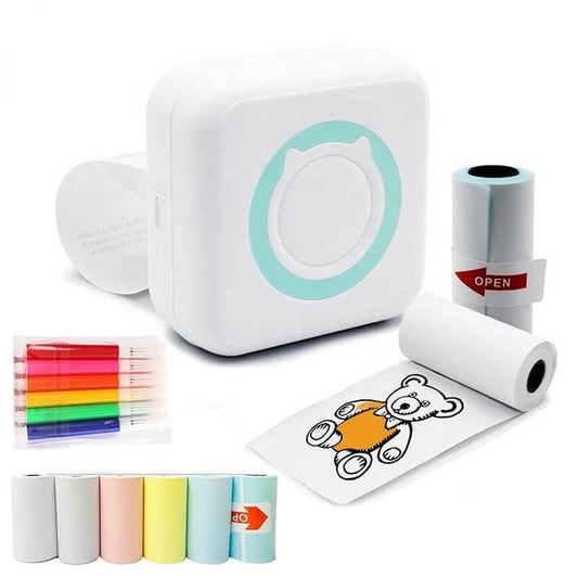 Pocket mini thermal sticker printer