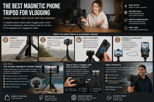Best Magnetic Phone Tripod for Vlogging (2026 Guide)