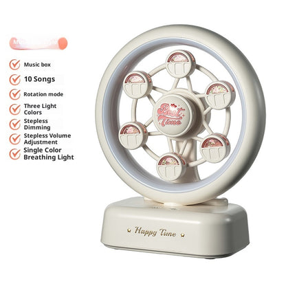 Ferris Wheel Bluetooth Speaker Rechargeable Music Box Atmosphere Table Lamp