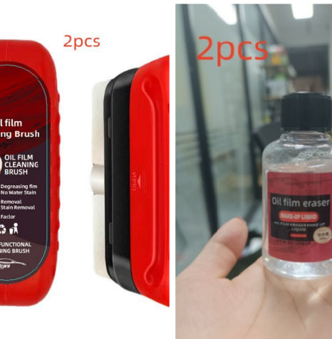 Automotive Oil Film Cleaning Brush Windshield Car Glass Sponge Cleaner Universal Removes Dirt Glass Cleaning Wipe Board Tool