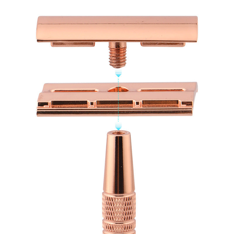 Classic Double-Edge Safety Razor — Stand + 10 Blades — product image 4