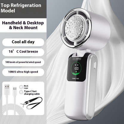 New Ice Pack High-Speed Handheld Fan