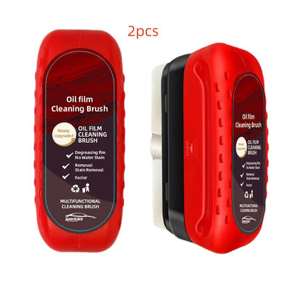 Automotive Oil Film Cleaning Brush Windshield Car Glass Sponge Cleaner Universal Removes Dirt Glass Cleaning Wipe Board Tool