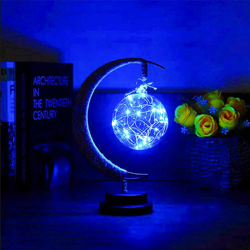 LunaGlow Lunar Sculpture Lamp — alternate product view 3