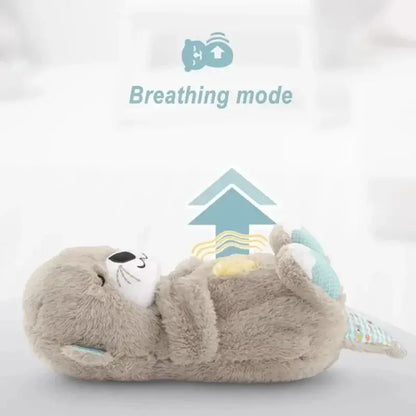 Breathing Otter Plush | Soothing Anxiety Relief Stuffed Animal with Rise & Fall Motion