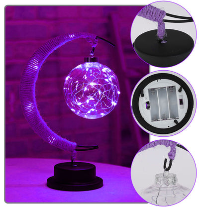LunaGlow Lunar Sculpture Lamp — alternate product view 2