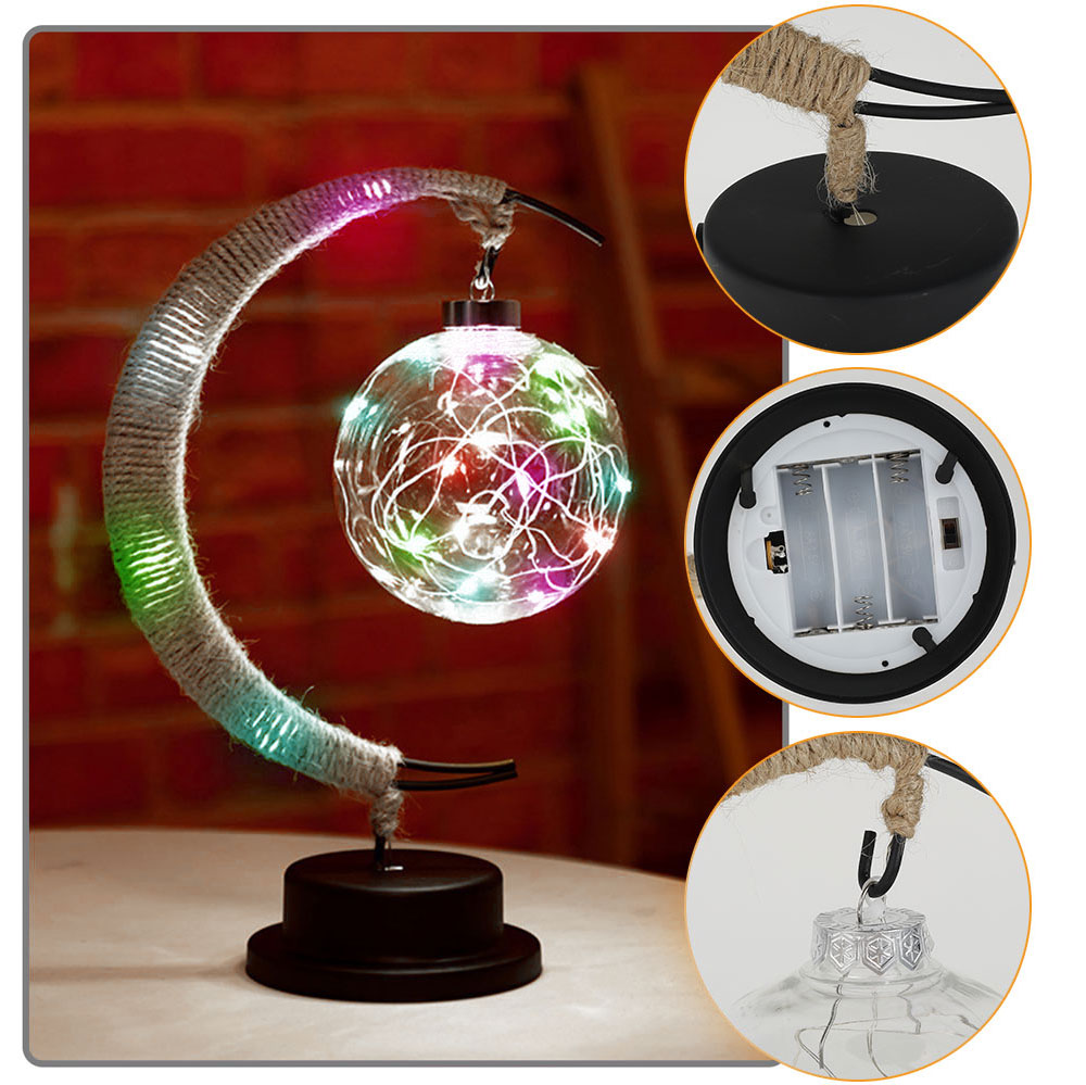 LunaGlow Lunar Sculpture Lamp — alternate product view 4