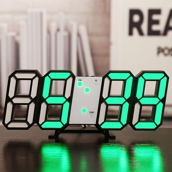 Aurora Holographic LED Clock — alternate product view 8