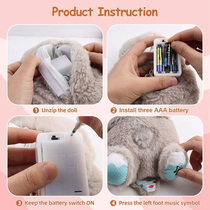Breathing Otter Plush | Soothing Anxiety Relief Stuffed Animal with Rise & Fall Motion