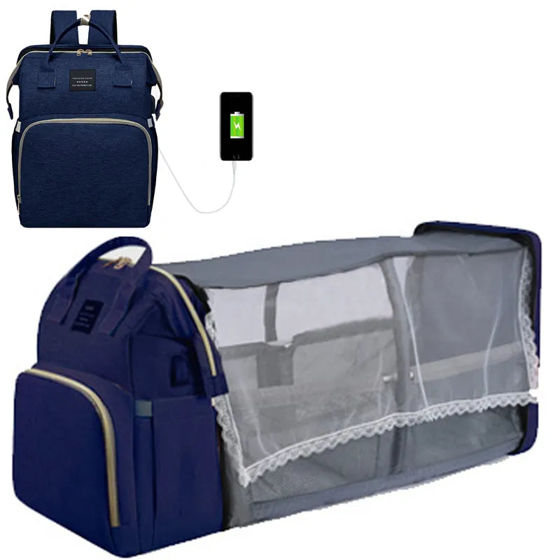 The Nomad Nappy Bag with Portable Crib — alternate product view 9