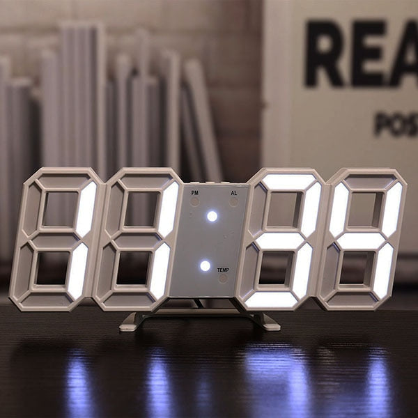 Aurora Holographic LED Clock — alternate product view 5