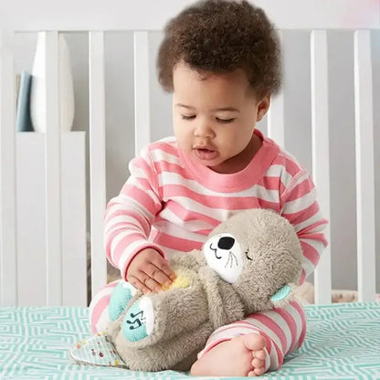 Breathing Otter Plush | Soothing Anxiety Relief Stuffed Animal with Rise & Fall Motion