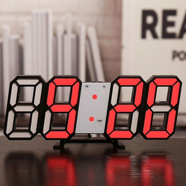 Aurora Holographic LED Clock — alternate product view 6