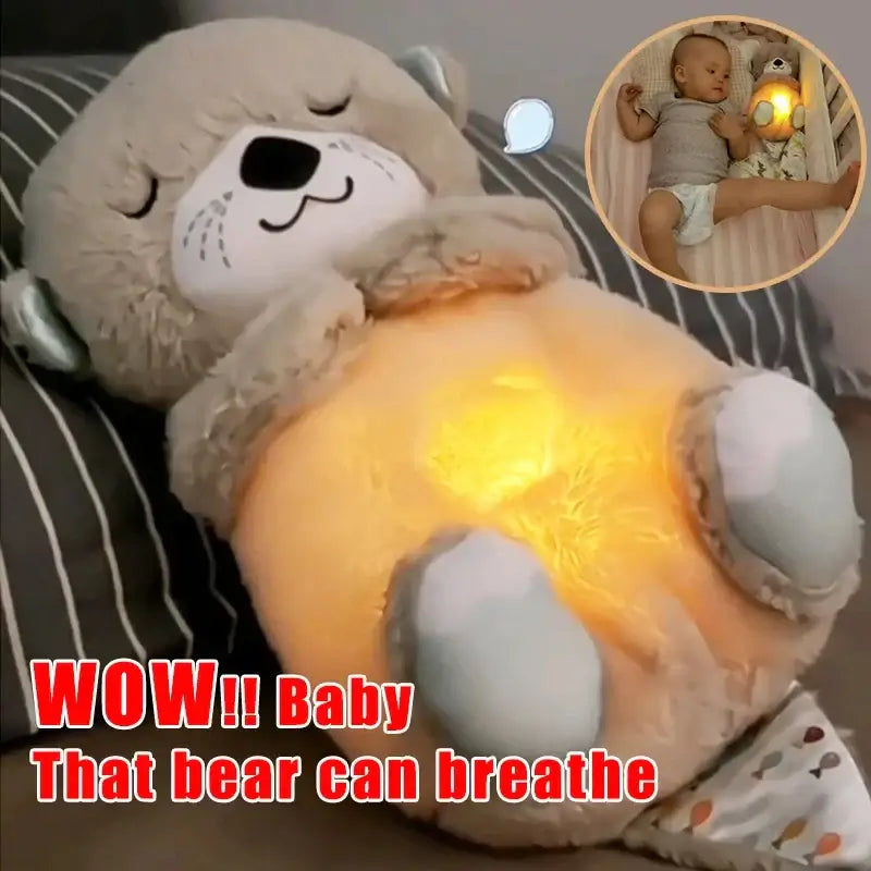 Breathing Otter Plush | Soothing Anxiety Relief Stuffed Animal with Rise & Fall Motion