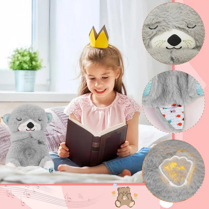 Breathing Otter Plush | Soothing Anxiety Relief Stuffed Animal with Rise & Fall Motion
