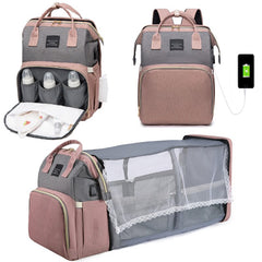The Nomad Nappy Bag with Portable Crib