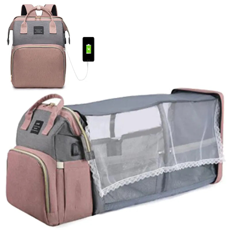 The Nomad Nappy Bag with Portable Crib — alternate product view 7