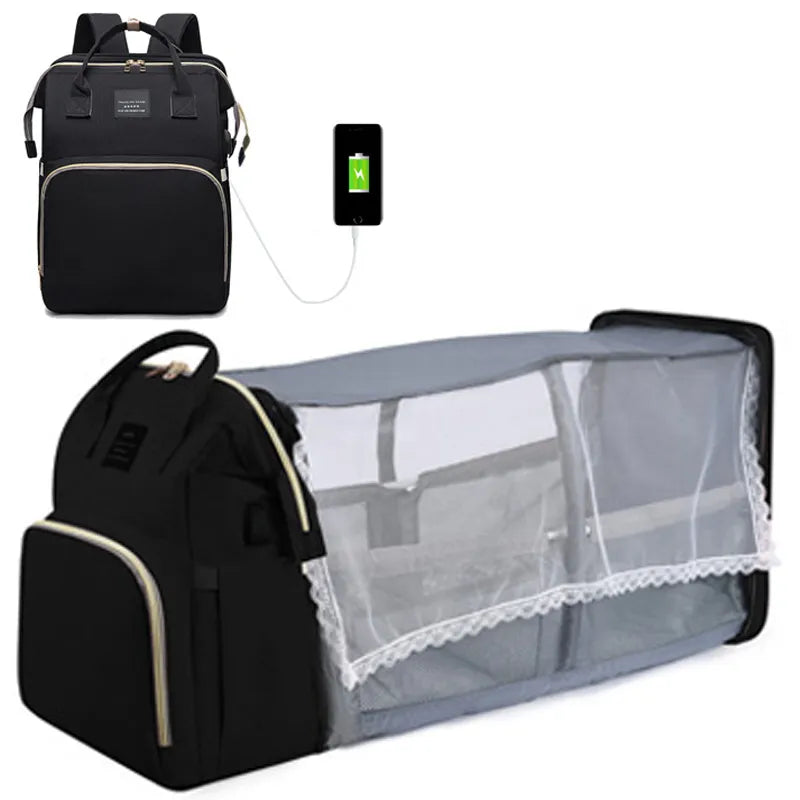 The Nomad Nappy Bag with Portable Crib — alternate product view 8
